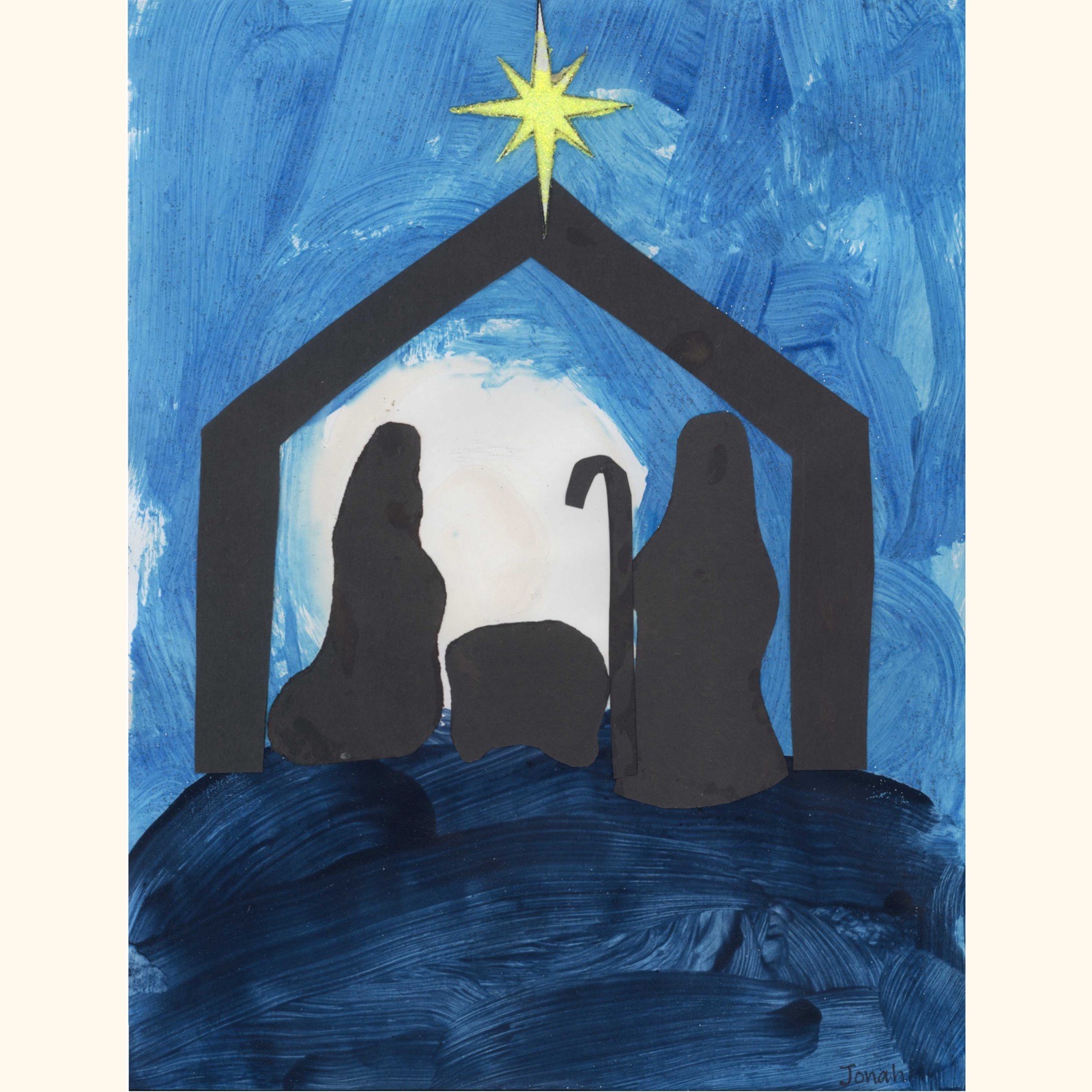The Night Star — original artwork by Jonah, age 7